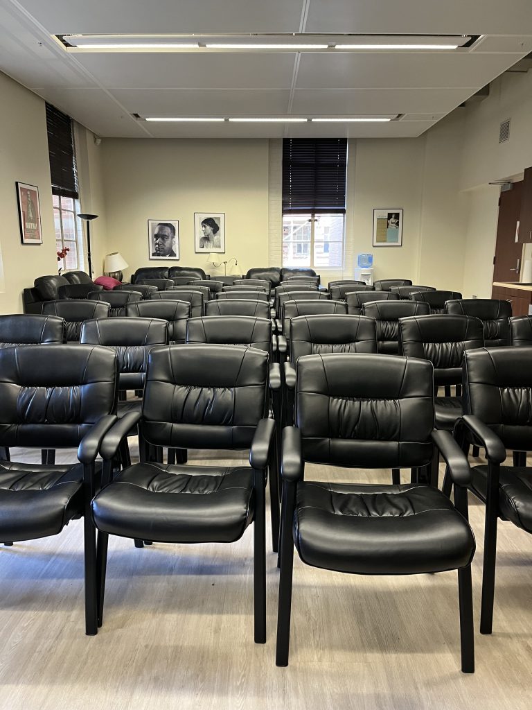 Image of a conference room with chairs