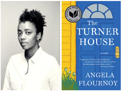 Image of Angela Flournoy and a book